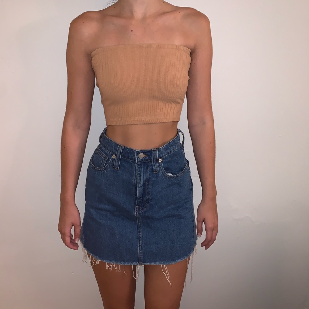Urban Outfitters Beige Tube Top